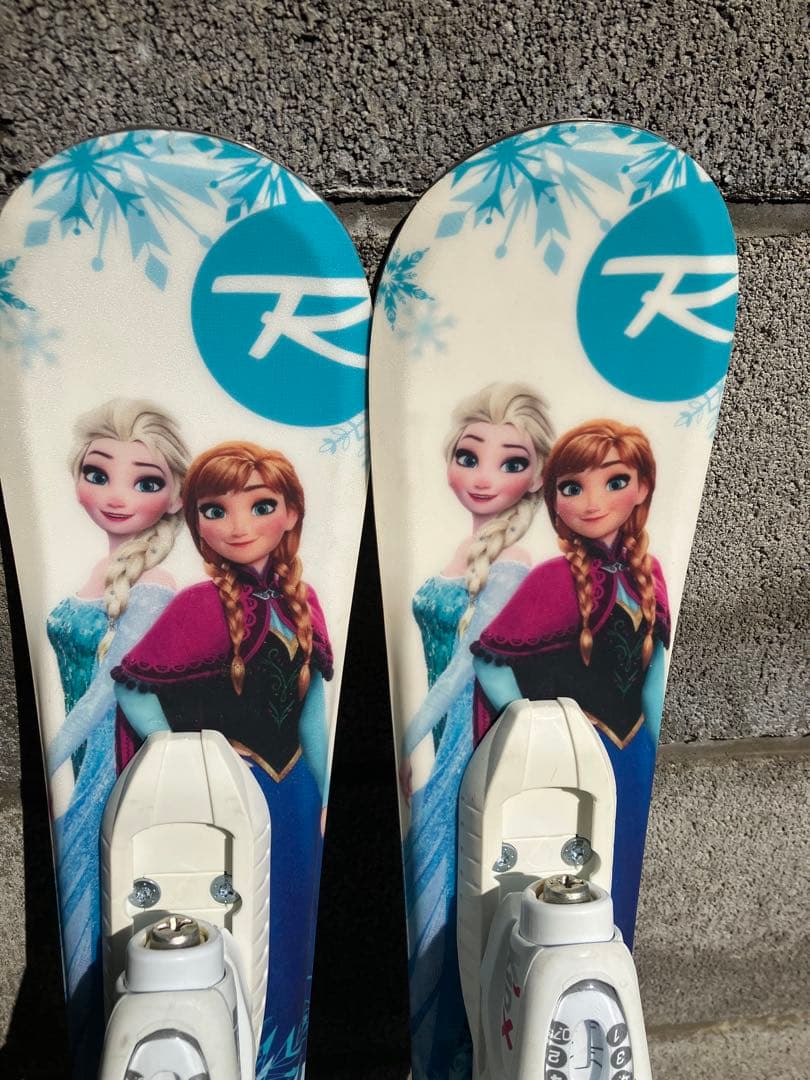 即発送可　レア　未使用　ロシニョール Frozen アナと雪の女王スキー70cm