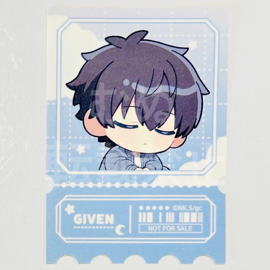 ギヴン スマイルベースカフェ 特典 ステッカー うたたね 立夏 - メルカリ