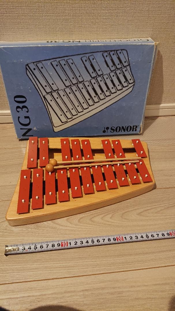 SONOR（ゾノア） NG30 シロフォン 赤