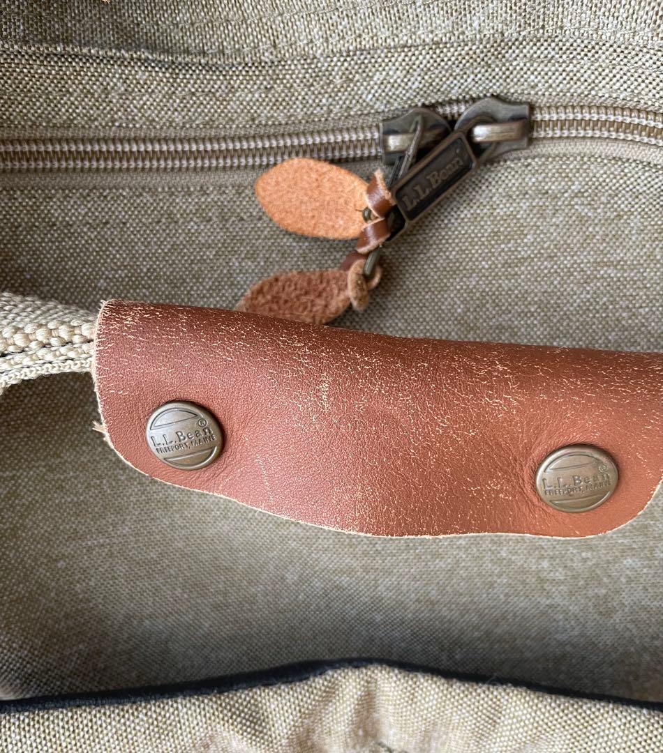 L.L.Bean キャンバス　遠征　旅行　バッグ 特大　ショルダーカーキ