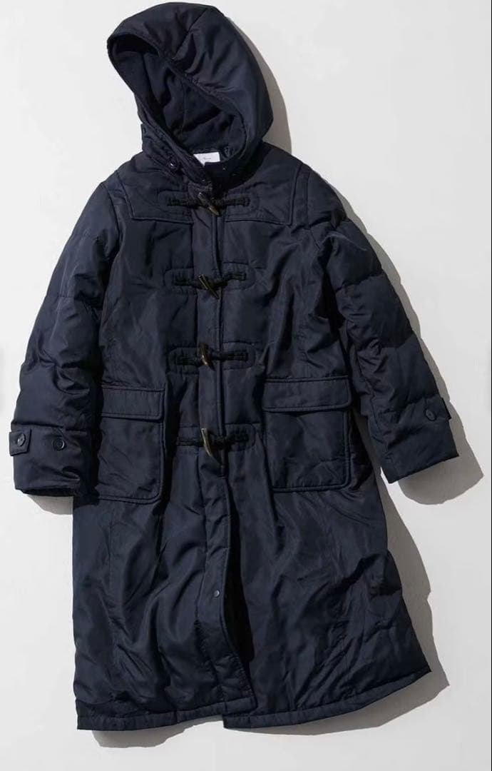 フェリシモ 撥水ロングダッフルダウンコート LPサイズ - メルカリ