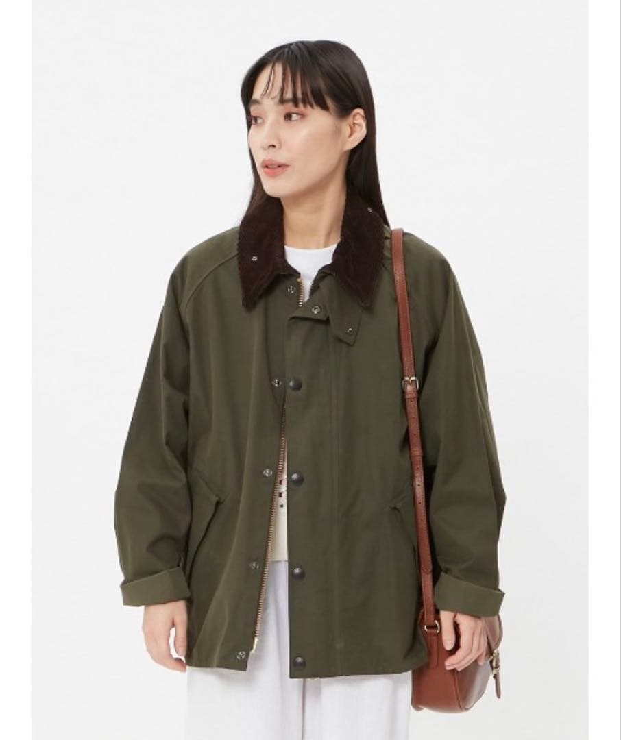 【 Barbour 】TRANSPORT トランスポートショートレングスブルゾン Barbour（バブアー）TRANSPORT / トランスポート/ピーチスキン