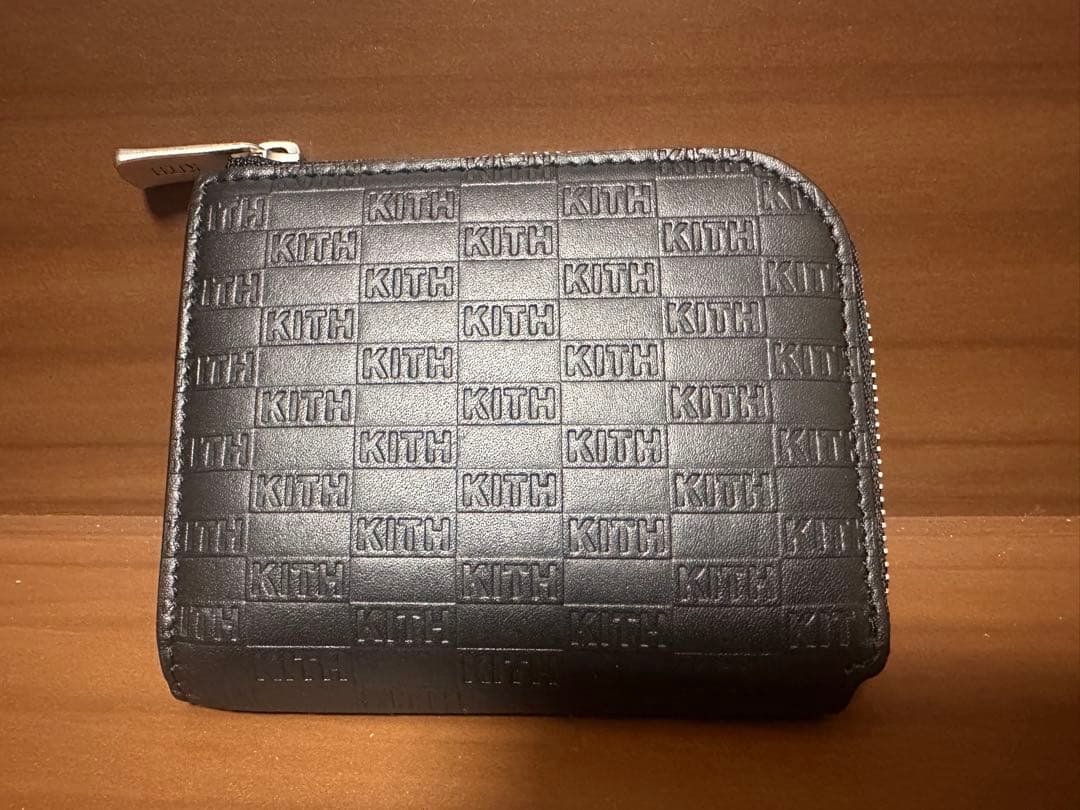 KITH ブラックレザー ケース　モノグラム　kith monogram