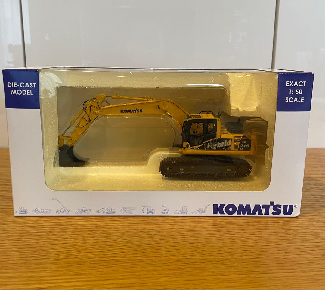 KOMAT'SU HB215 Hybrid ダイキャストモデル 1:50 1:50 Scale Universal Hobbies Komatsu HB215-3 Hybrid Hydraulic
