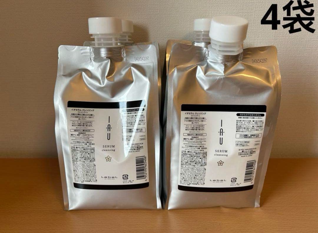 ルベル イオセラム シャンプー 詰め替え用 1000mL ×4袋セット
