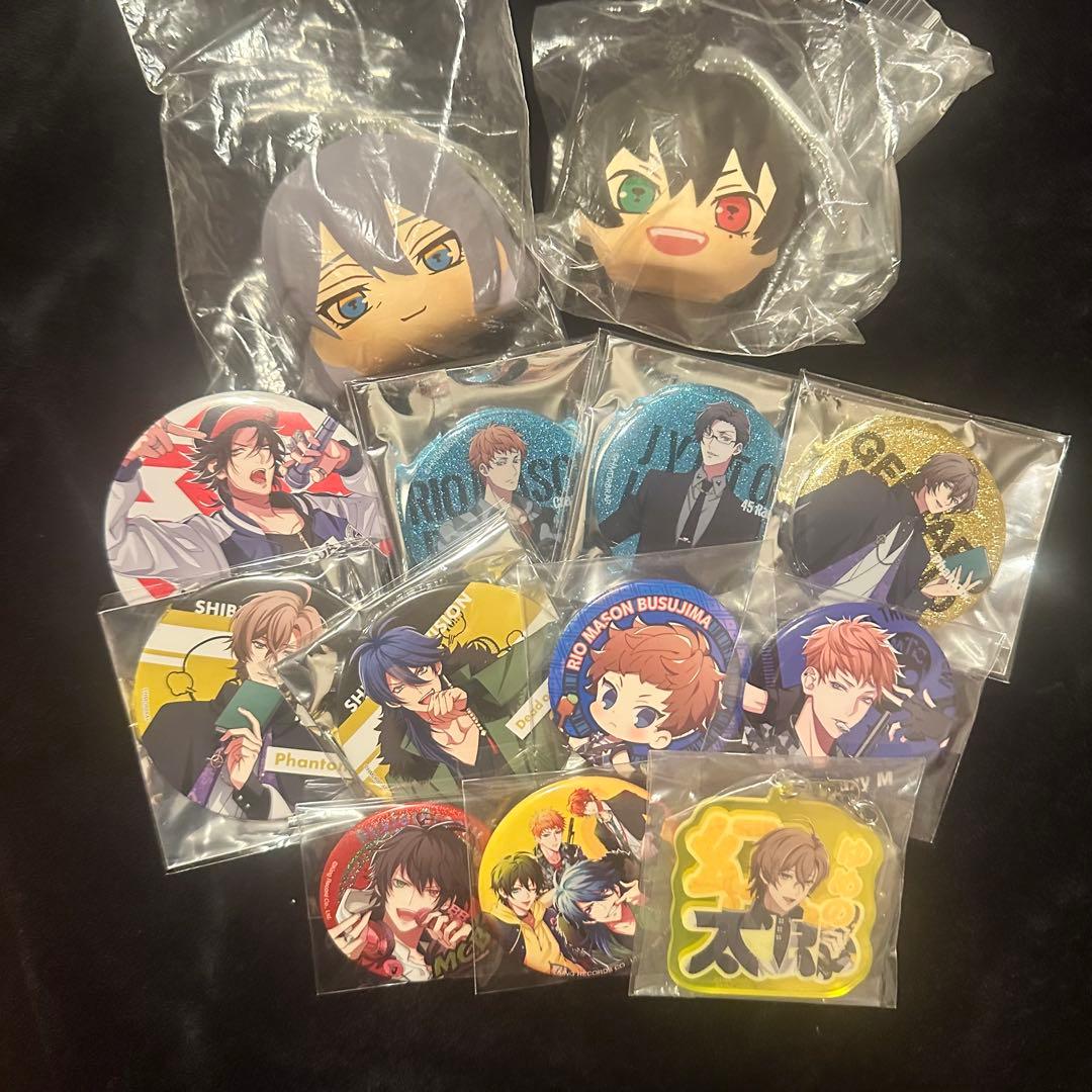 ヒプノシスマイク 缶バッジ キーホルダー 理鶯 入間銃兎 夢野幻太郎