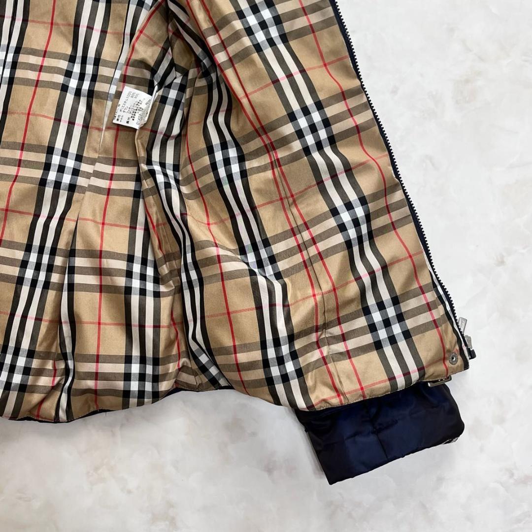 美品】BURBERRY ダウンジャケット ノバチェック ホースロゴ S相当