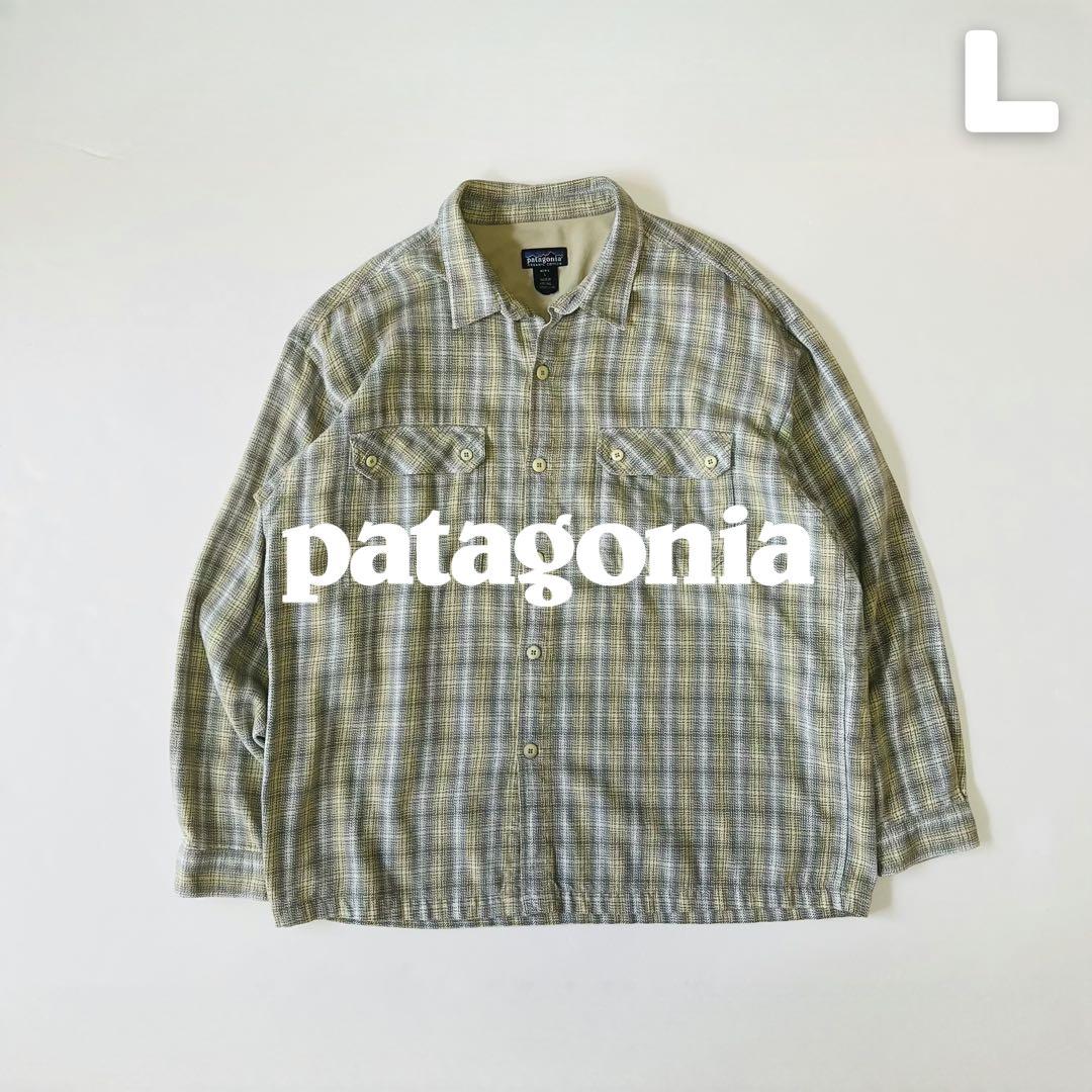 Patagonia 2000年 ヘビーフランネルシャツ ポルトガル製 L - メルカリ