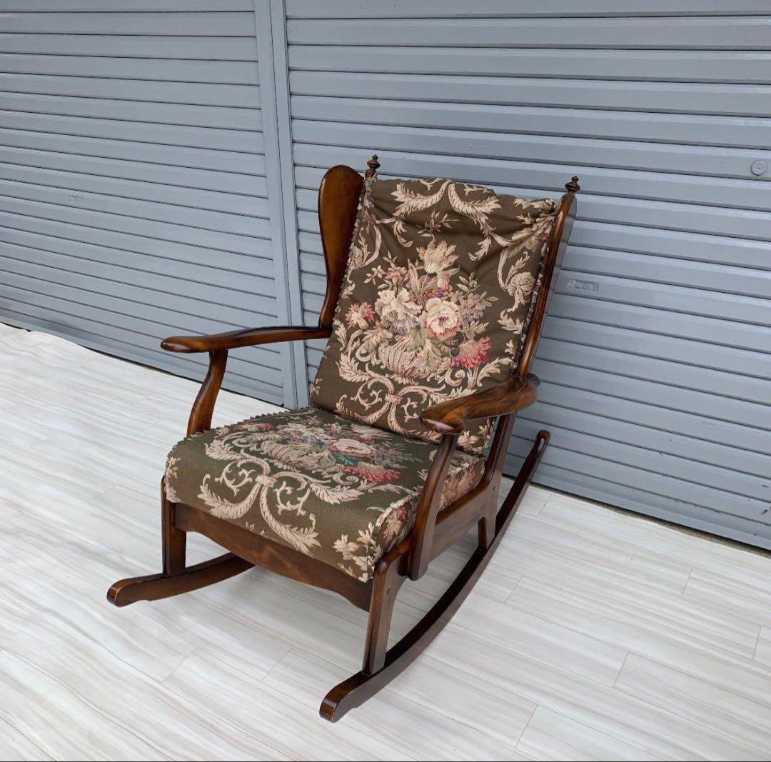 カリモクコロニアルシリーズロッキングチェア