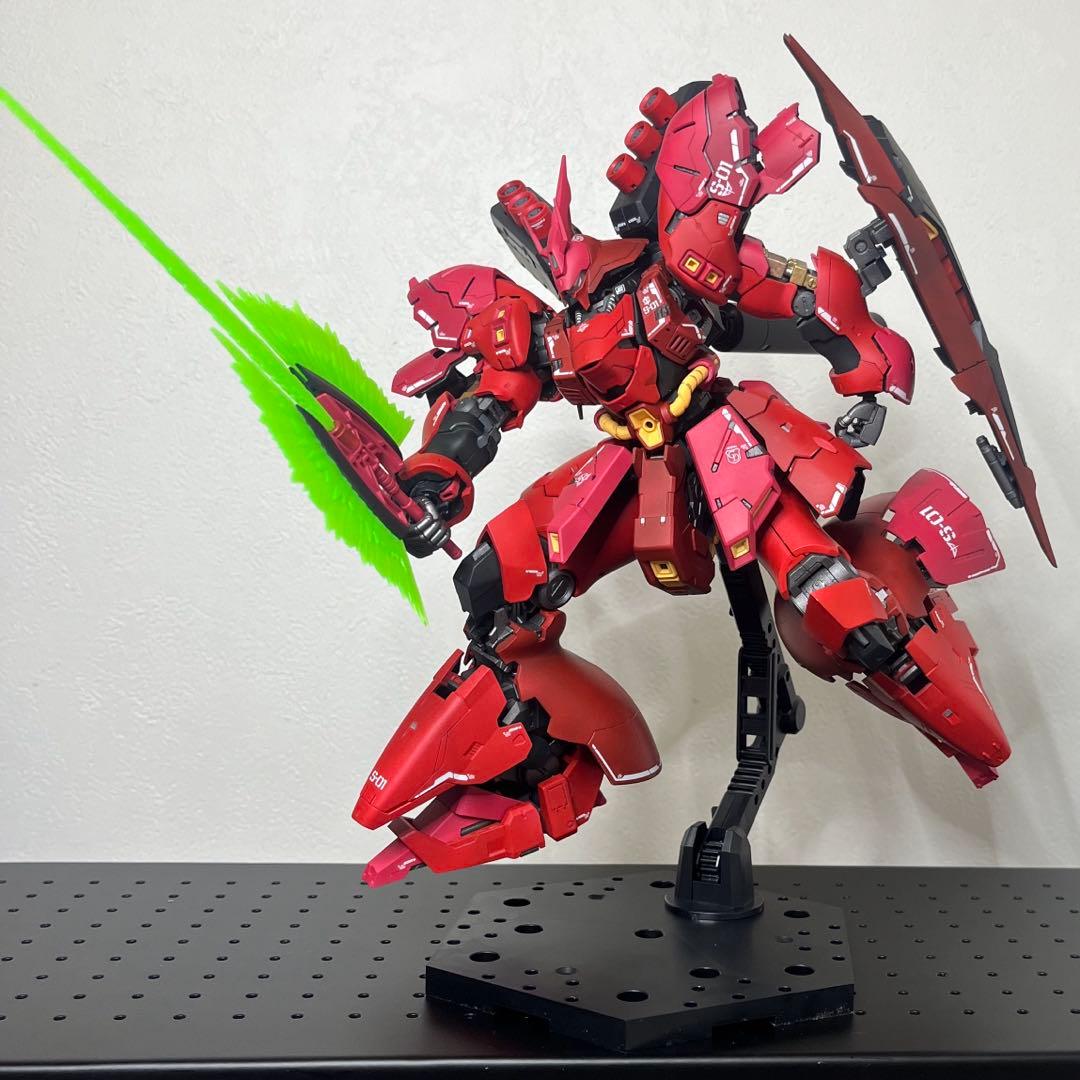 完成品］1/144 RG サザビー 全塗装/つや消し仕上/全パーツ完備 - メルカリ