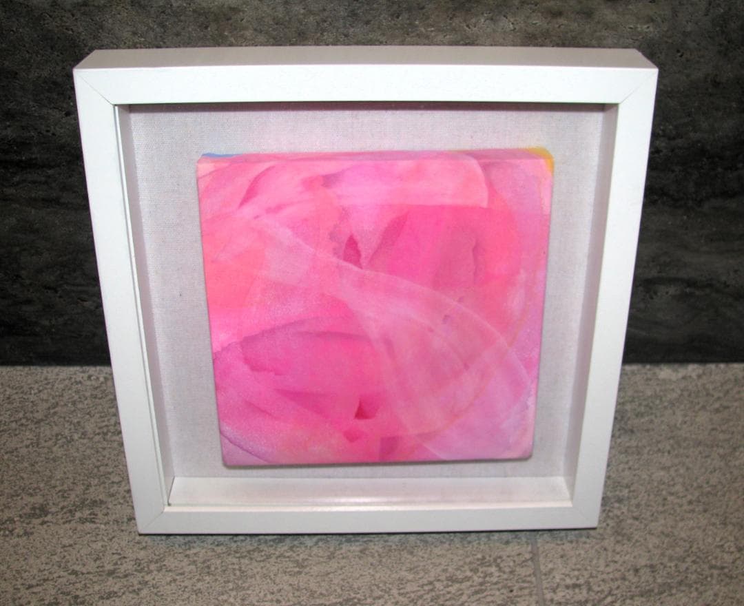 山田千里「無題」アクリル,17,7*17,7,神奈川県立近代美術館収蔵