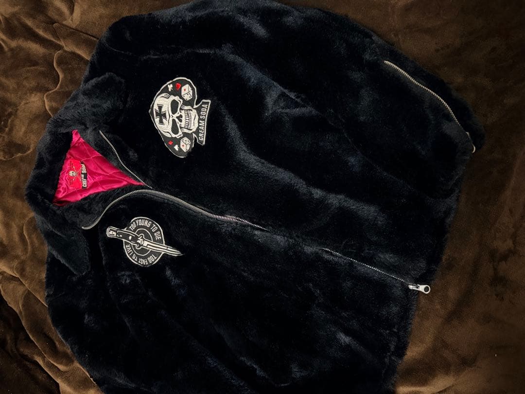 CREAM SODA スカル フリースジャケット 日本限定 スカジャン - メルカリ