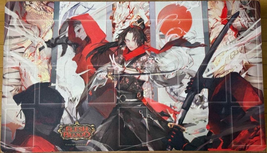 Fab 緋色の復讐者、アイラ　プレイマット JP】【Cold Foil】[忍者] 緋色の復讐者、アイラ / Ira, Scarlet