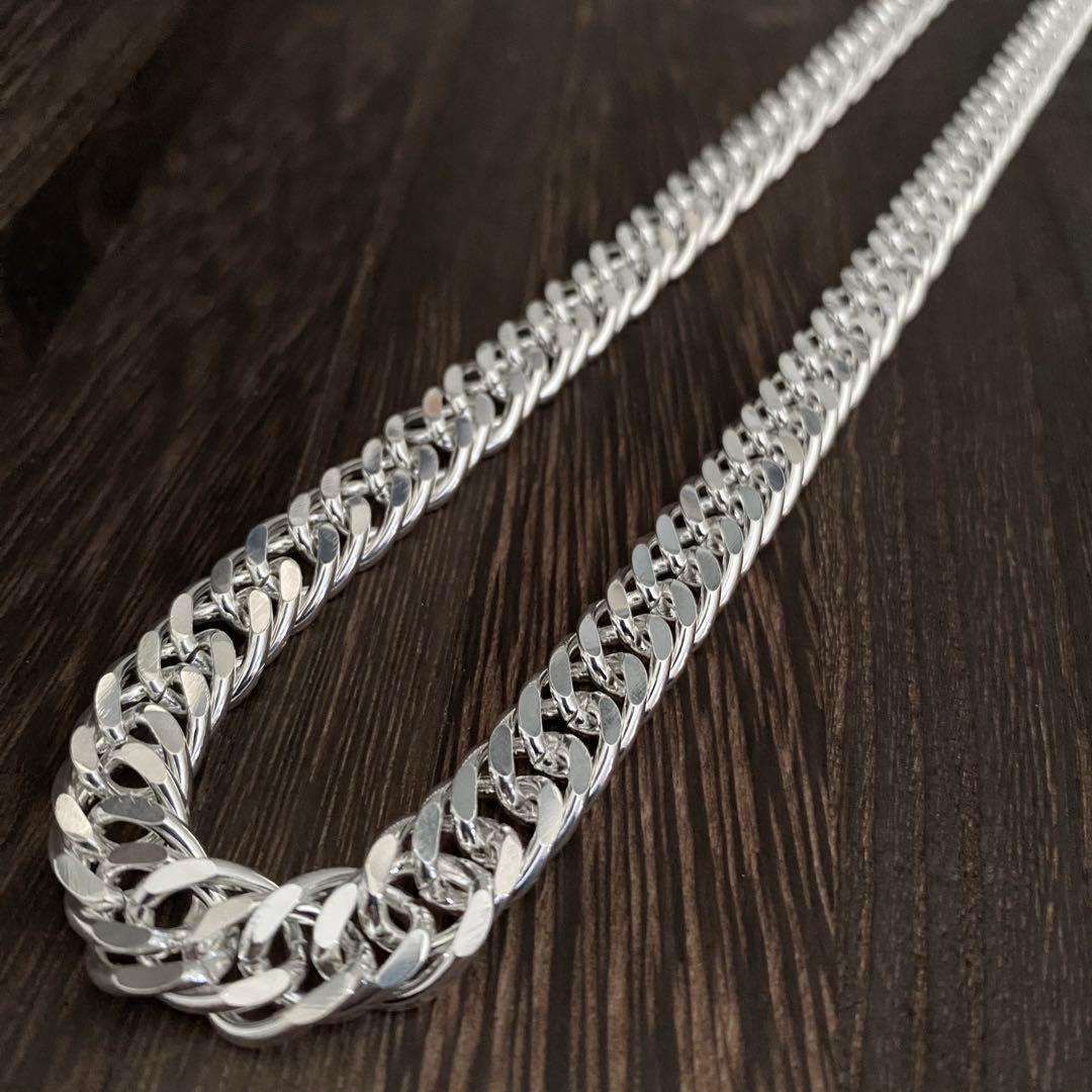 メキシカンジュエリー シルバー925 喜平チェーン ネックレス 60cm