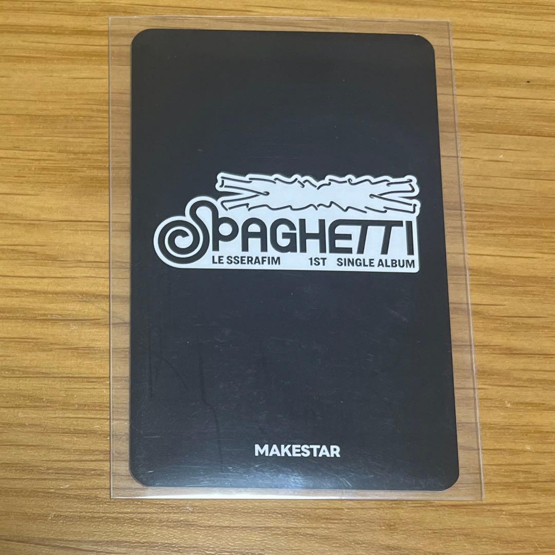 LE SSERAFIM SPAGHETTI MAKESTAR カズハ トレカ - メルカリ