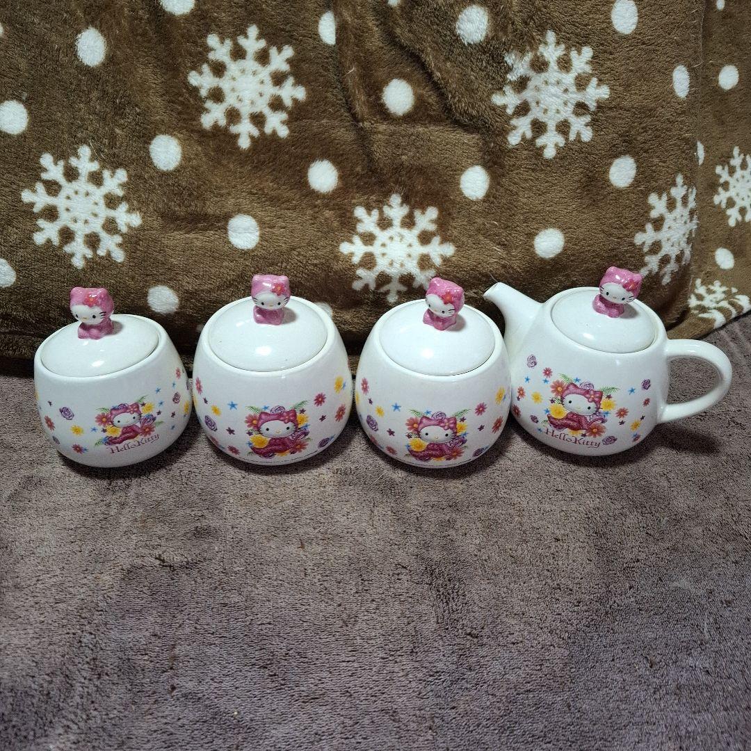 平成レトロ浜崎あゆみハローキティ ティーセット 陶器