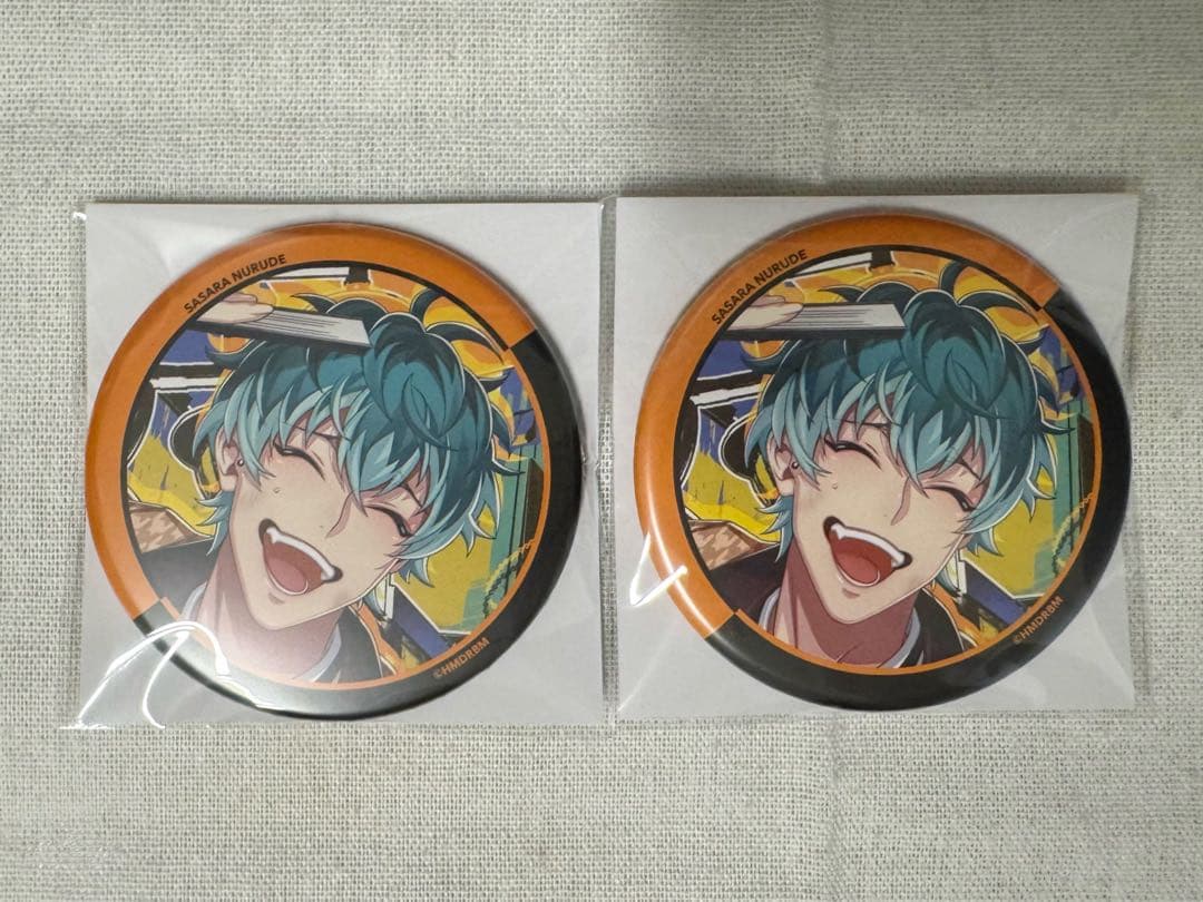 ヒプノシスマイク ヒプムビ リバイバル 缶バッジ 白膠木簓 2個セット