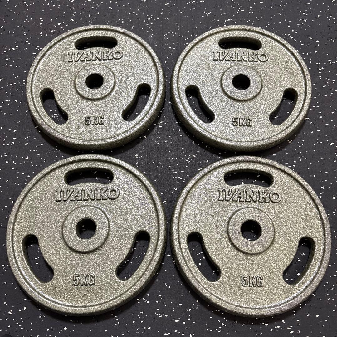 IVANKO ペイントEZグリッププレート 5kg 4枚セットΦ28mm ④