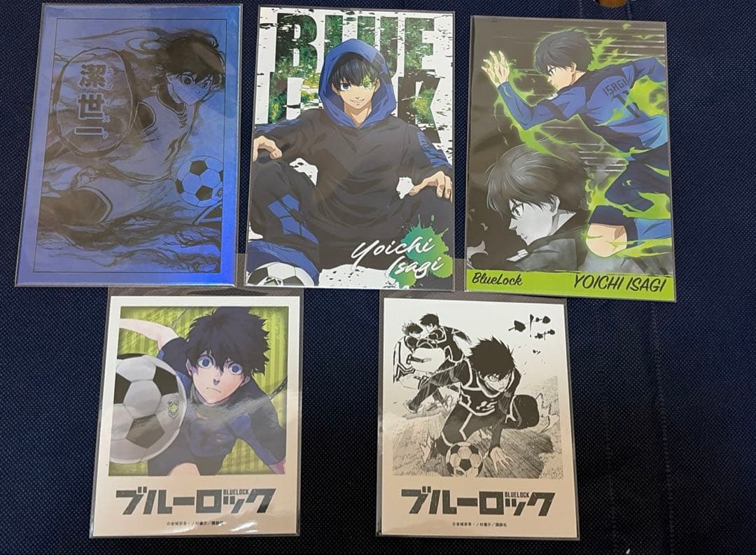 潔世一 ブルロ メタリックポストカード セブンネット - メルカリ