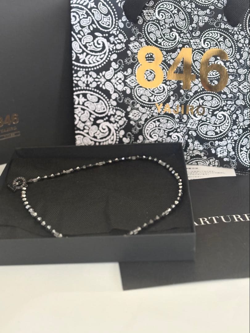 846 YAJIRO BLACKTITA22 ネックレス 50cm