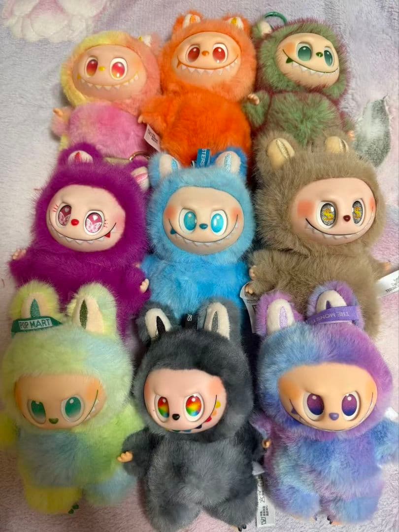 ラブブ labubuぬいぐるみ9点 Qoo10] LABUBU 【POPMART正規品保証！当日出荷！指