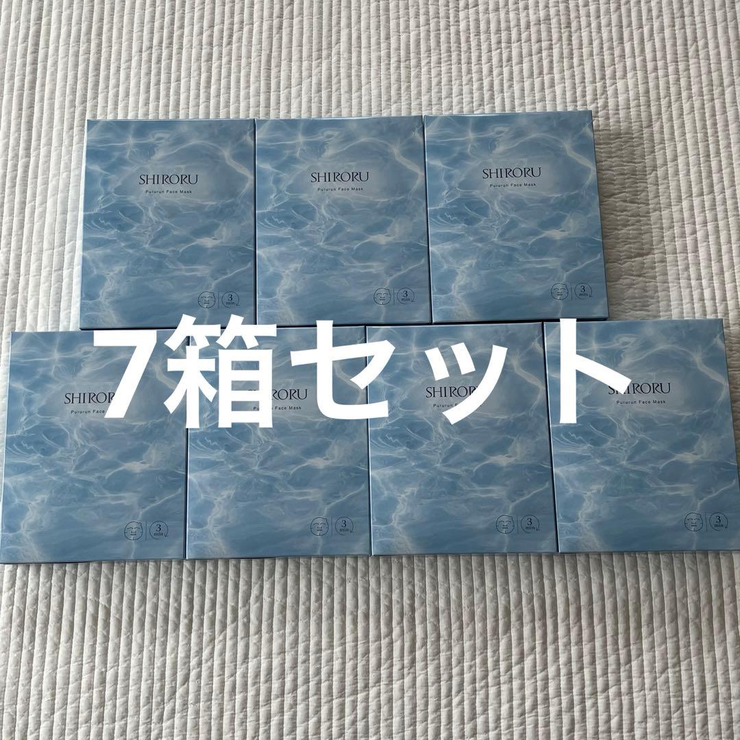 SHIRORU Pururun Face Mask 7箱セット - メルカリ
