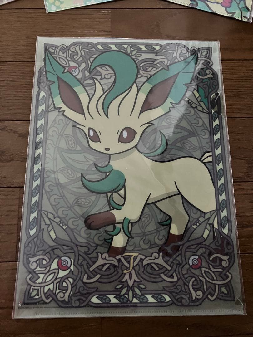 ポケモン リーフィア クリアファイル7枚+ぺったりフック ヒグチユウコ