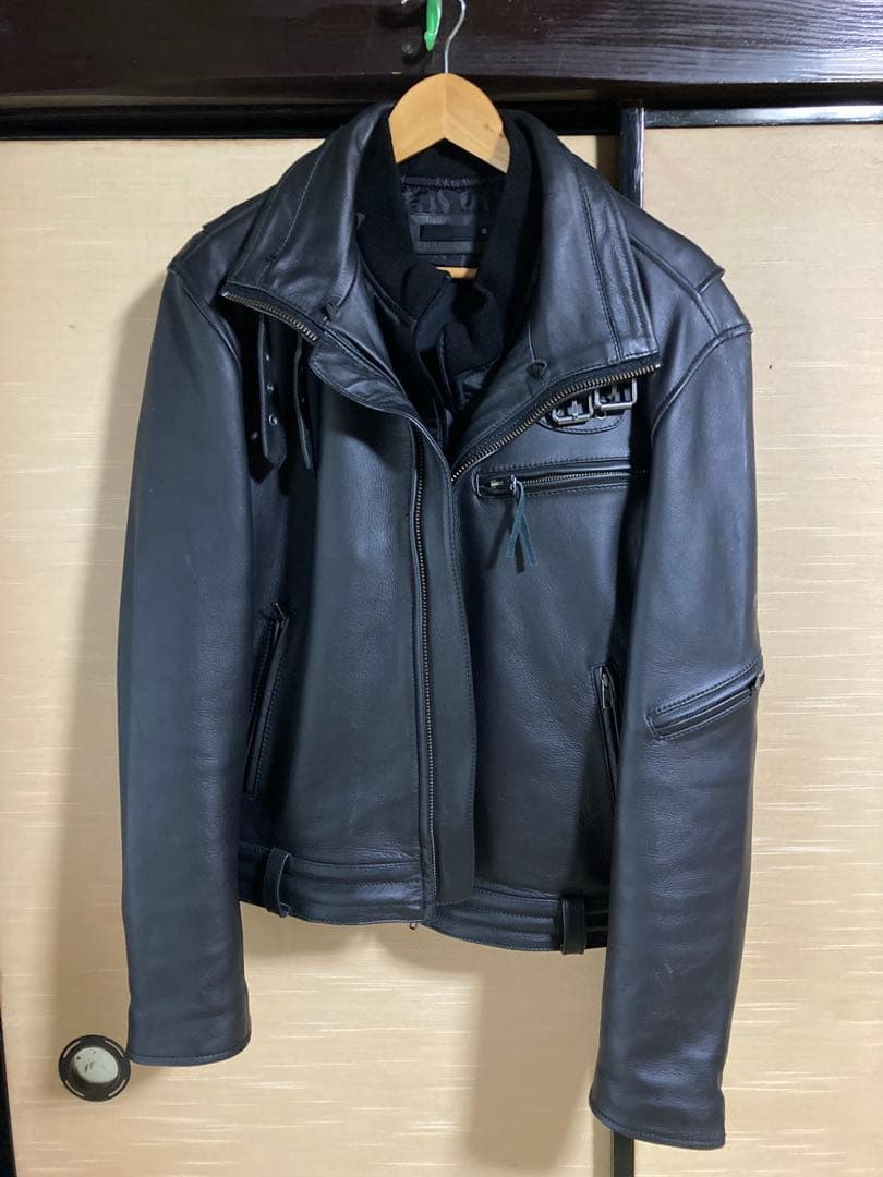 LiugooLeathers 革ジャン レザージャケット 着脱インナー XL 楽天市場】【50%OFFクーポン】Liugoo Leathers 本革 襟ボアハイネック
