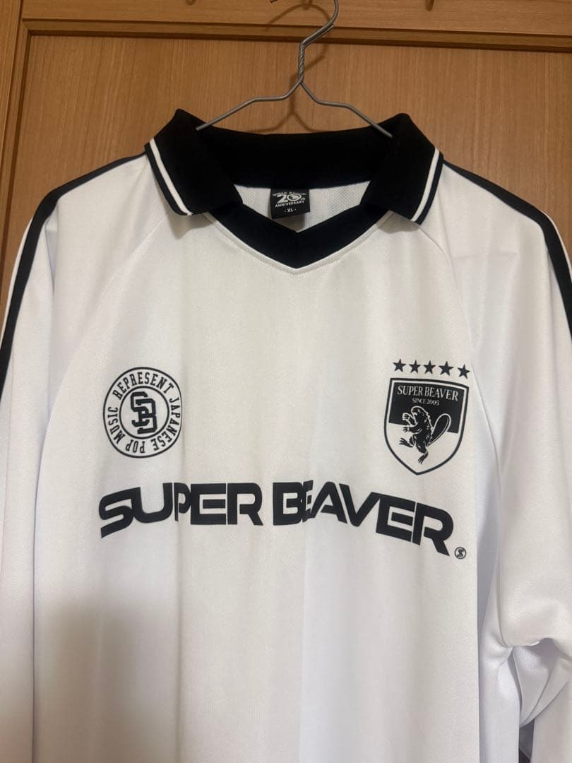 SUPER BEAVER SB サッカーシャツ ホワイトXL - メルカリ