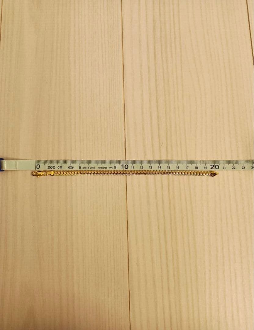 18k刻印ゴールド ブレスレット 7.9g 約20cm