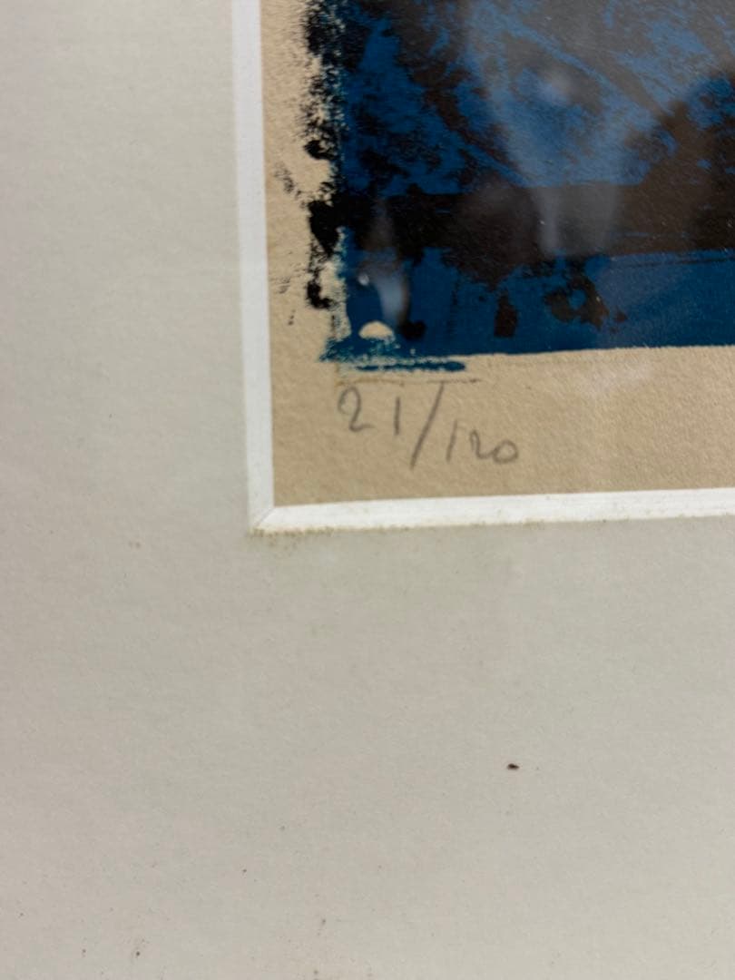 Tベルナール・ビュッフェ 「獅子使い:サーカスより」 リトグラフ 21