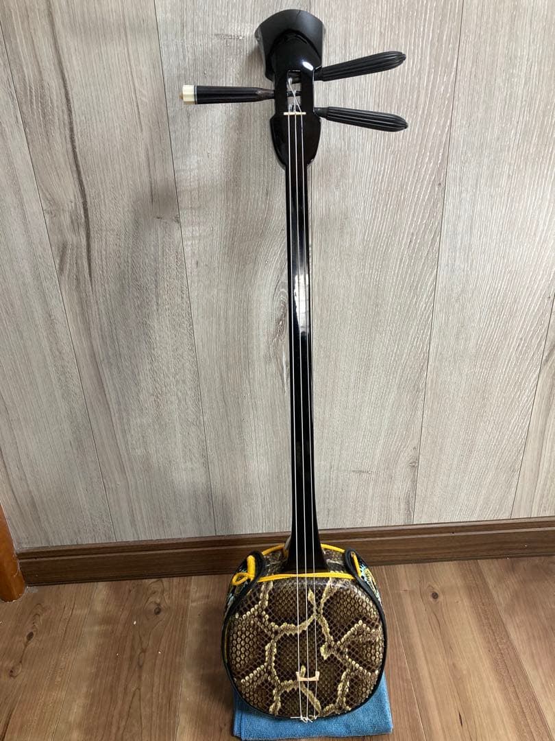 登り竜ティーガ】沖縄三線✨本革強化張り✨訳あり - メルカリ