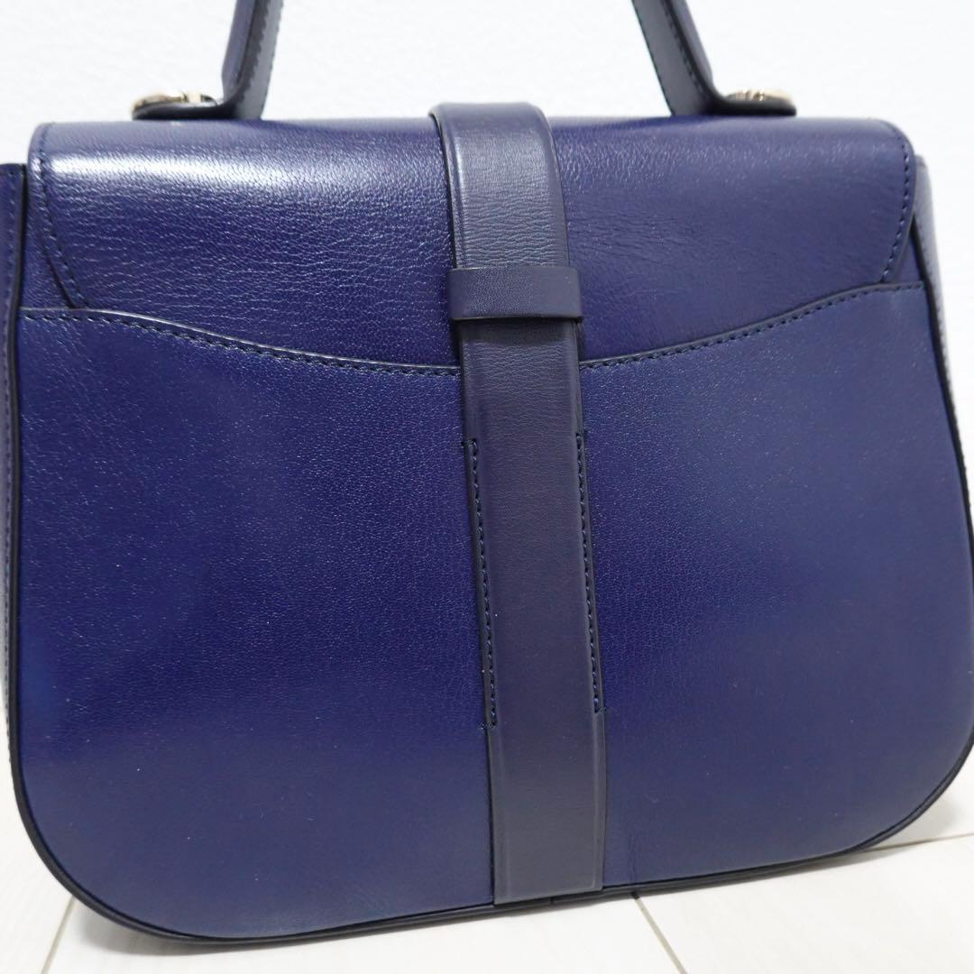 ロジェヴィヴィエ ボーヴィヴィエ ハンドバッグ ショルダーバッグ 紺