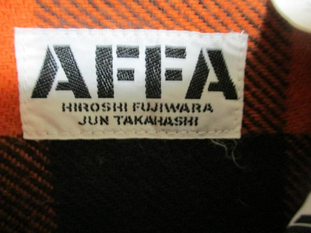 AFFA 思想家 ネルシャツ マルクス オレンジ×ブラック lサイズ 激レア
