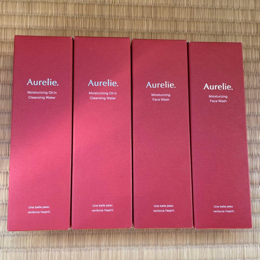 Aurelie クレンジングウォーター & フェイスウォッシュ 4本セット