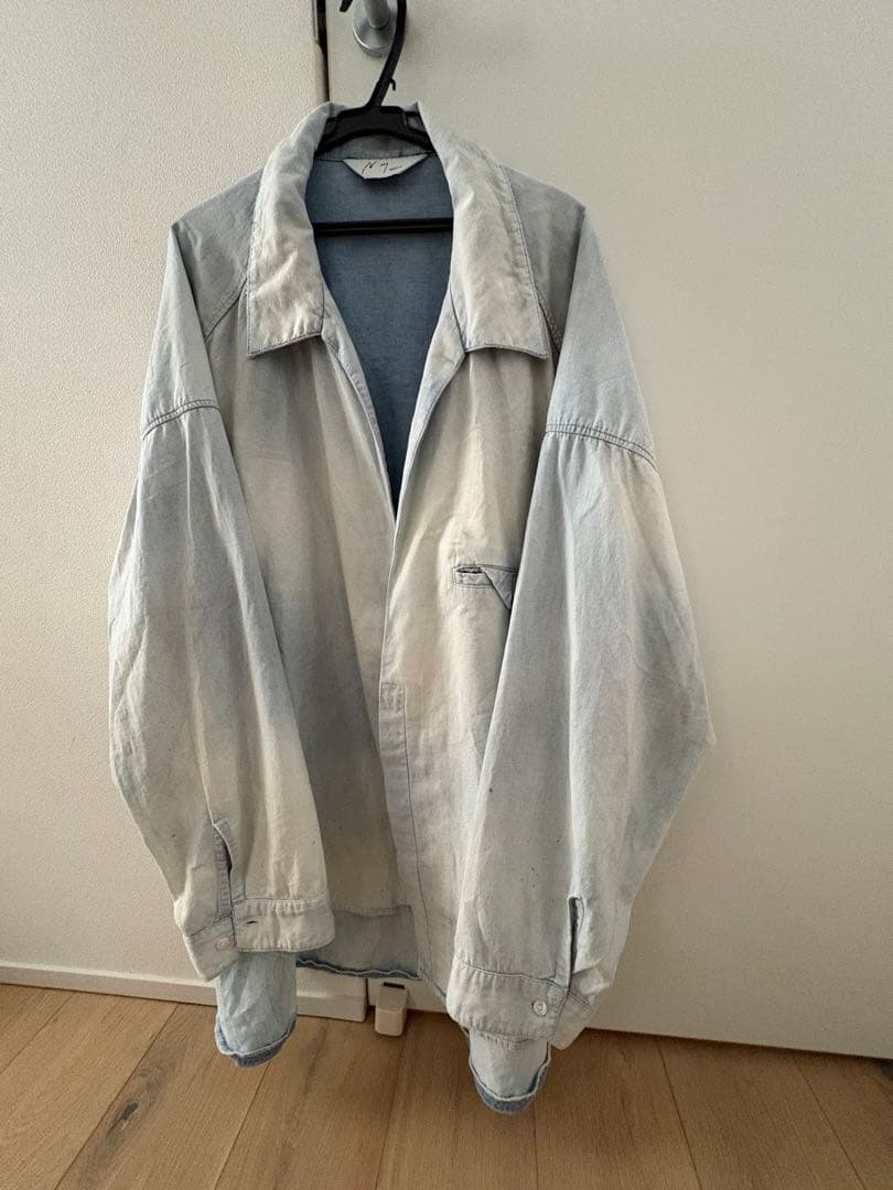 トップス ANCELLM AGING CHAMBRAY LONG SHIRT