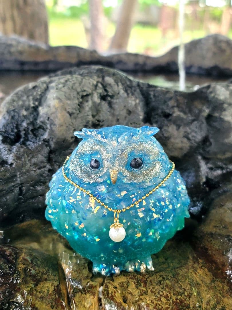 特大★病回復★皆の健康と癒しのフクロウオルゴナイト