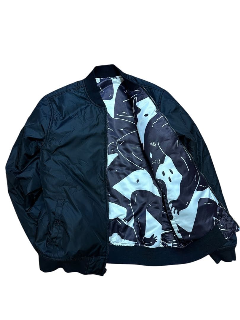 レア！HUF cleonpeterson コラボ ナイロンボンバージャケット L