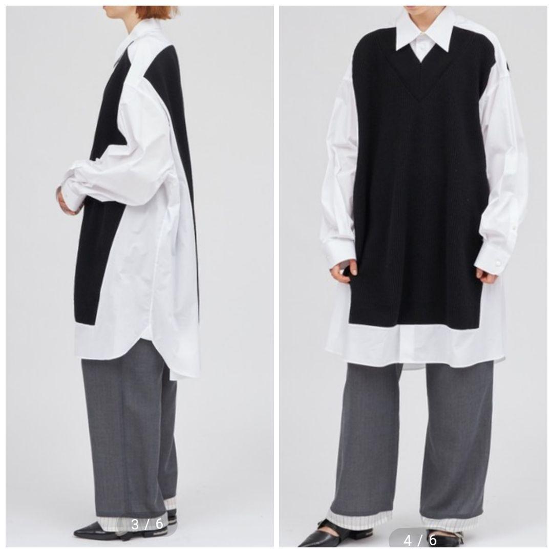 メゾンマルジェラ ニットドッキングドレス オーバーサイズ ユニ