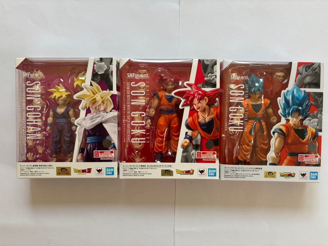 新品未開封　Ｓ．Ｈ．Ｆｉｇｕａｒｔｓドラゴンボール3点セット
