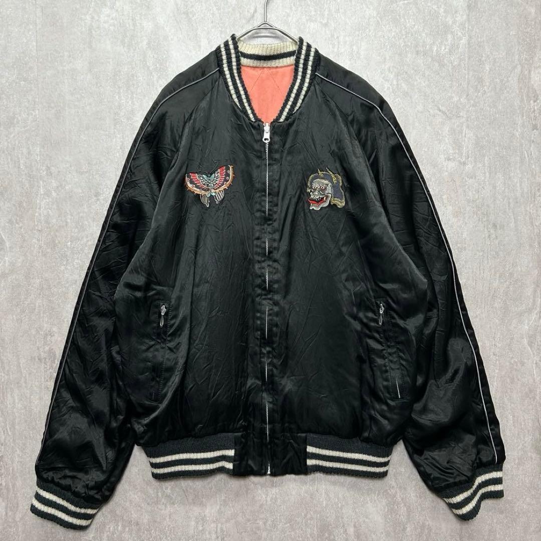 OZONE ROCKS オゾンロックス リバーシブル スカジャン 和柄 刺繍