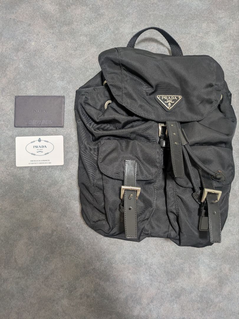 PRADA プラダ バックパック ナイロンリュック　ブラック
