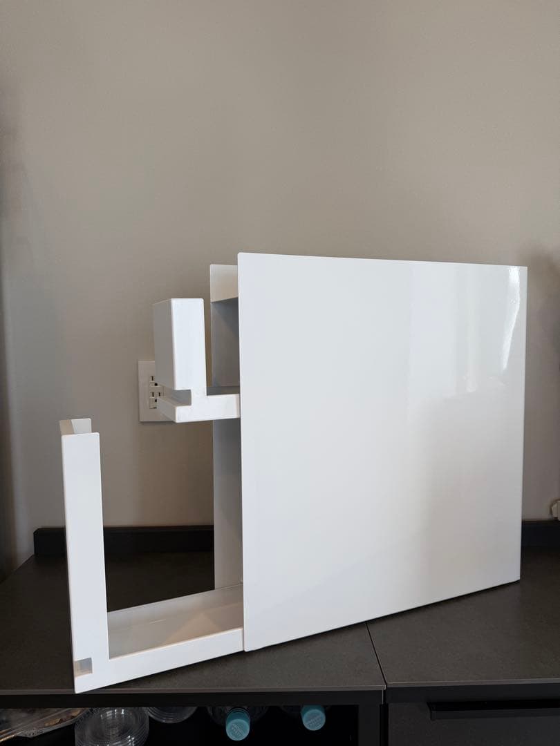 山崎実業(Yamazaki) 隠せる 調味料ラック 2段 ホワイト