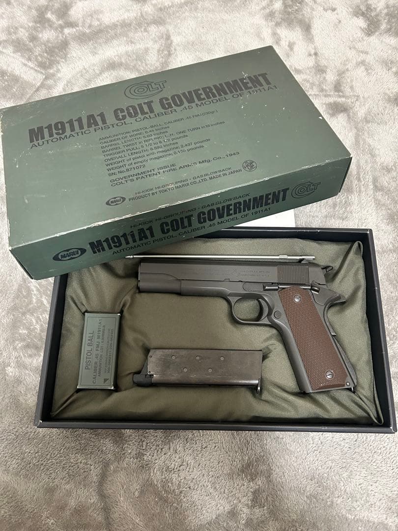 M1911A1 COLT GOVERNMENT エアソフトガン - メルカリ