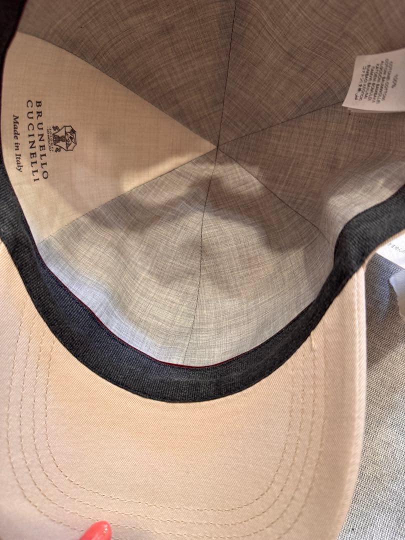 新品未使用】BRUNERO CUCINELLI コットンキャップベージュ L - メルカリ
