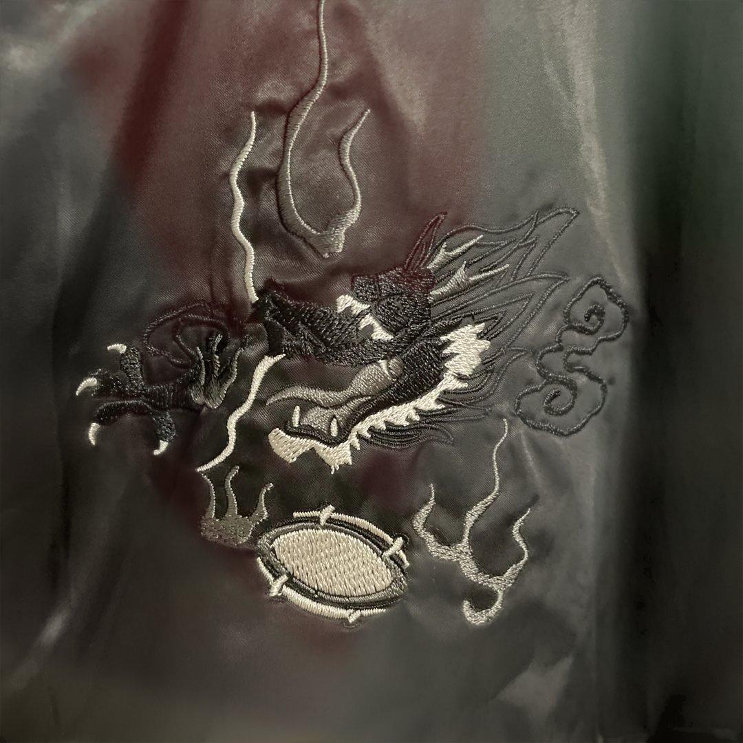 オールブラックス adidas スカジャン - メルカリ