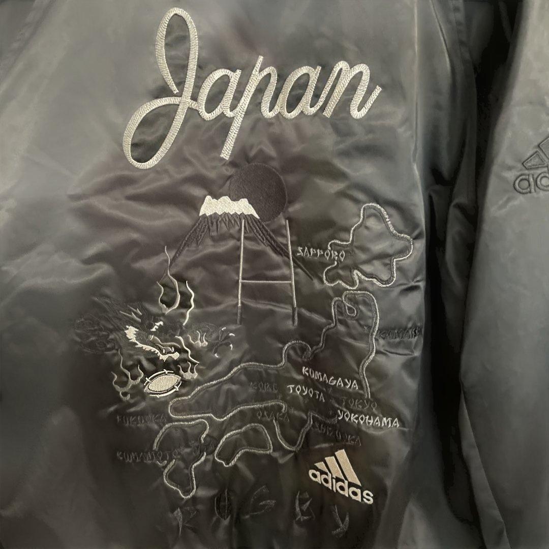 オールブラックス adidas スカジャン - メルカリ