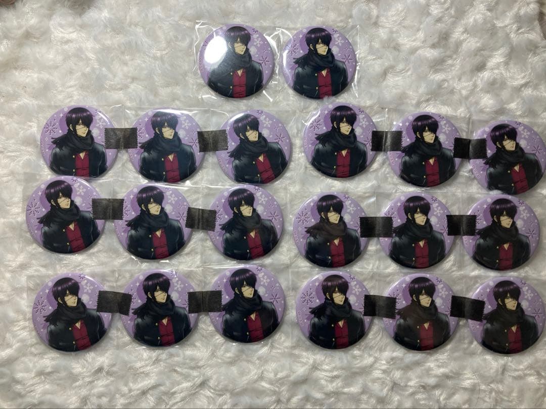 銀魂 銀八先生 高杉晋助 缶バッジ ゆきがっせん！ 20点 高杉晋助 缶バッジ ノワールVer. [銀魂] | キャラクター公式グッズ