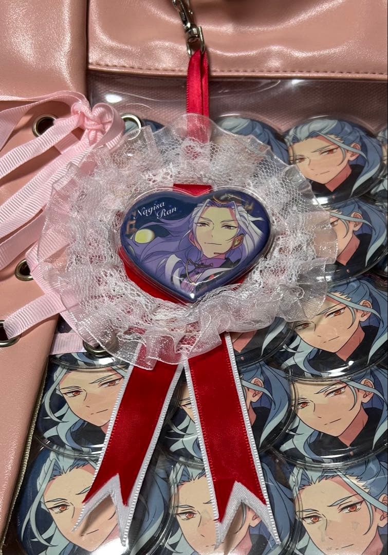 ☆再値下げ☆中古美品☆ あんスタ 乱凪砂 痛バッグ 缶バッジ A4痛バ