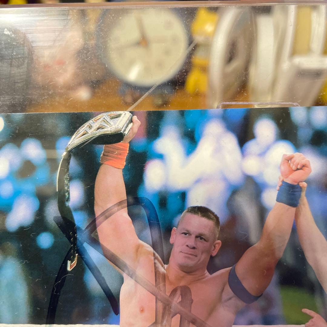 WWE ジョンシナ John Cena 直筆サインプレート - メルカリ